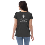 Women’s "Massagonist" Extra Colors! recycled v-neck t-shirt