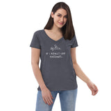 Women’s "Massagonist" Extra Colors! recycled v-neck t-shirt